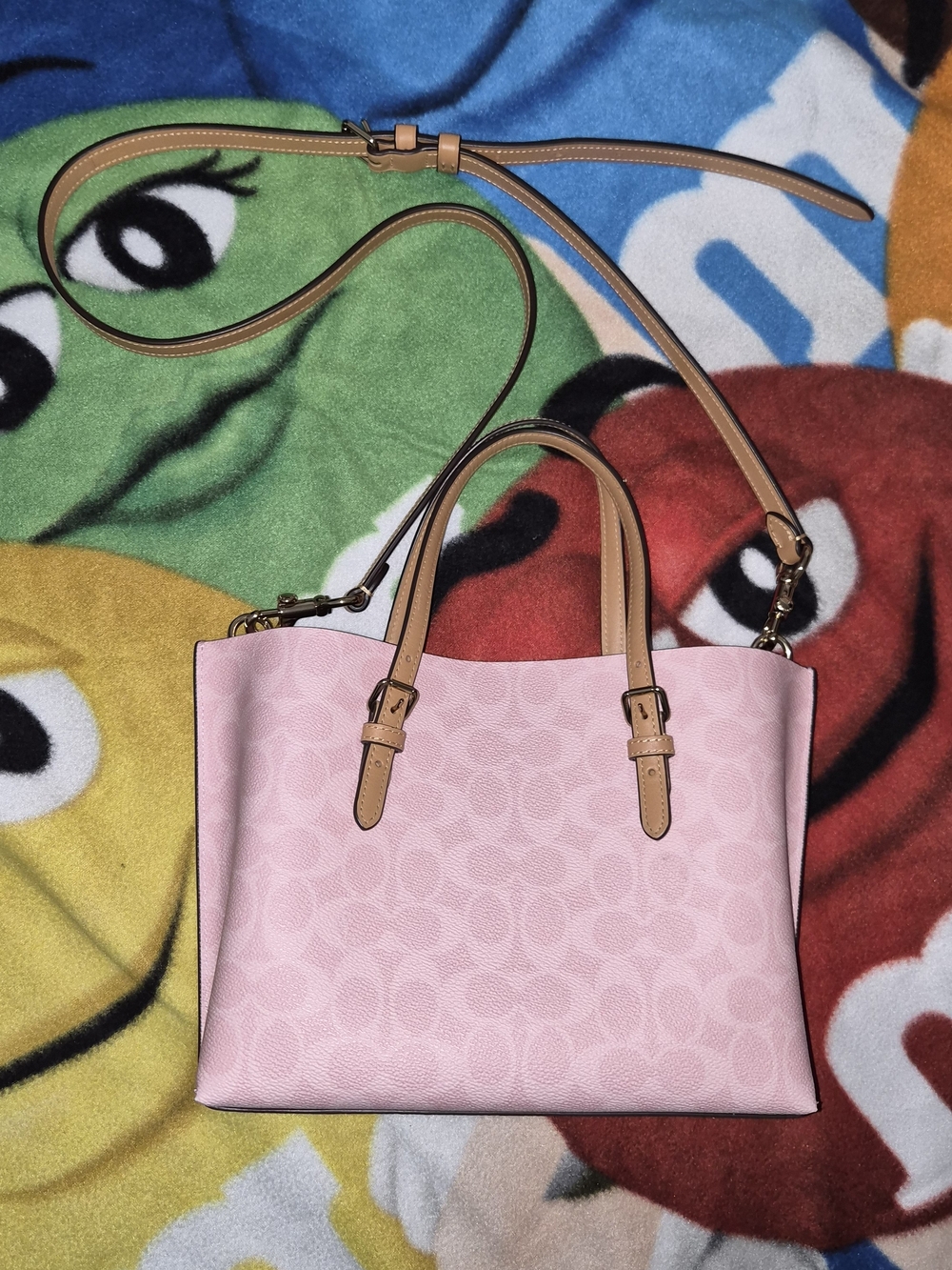 Coach Mollie 25 Powder Pink with Flower Charm 2026 Release - Picture 2 of 6